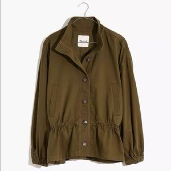 NWT Madewell Highbury Military Jacket, size Medium - Picture 4 of 10